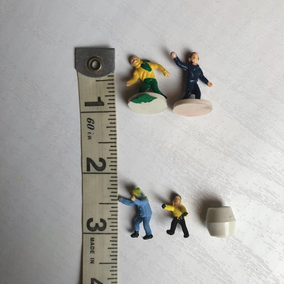 Vintage Painted Miniatures Minis Tiny Hikers Men Figurines for Crafts & Models - Picture 7 of 7